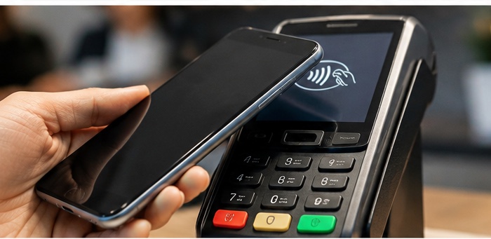 Contactless payment with smartphone and terminal